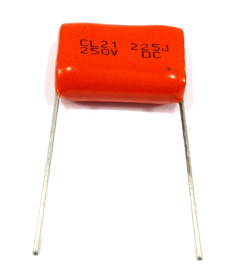 10 Capacitor Poliester 2m2 250v 225j 250v Laranja Para Tweeter Som Automotivo Proteção Caixas