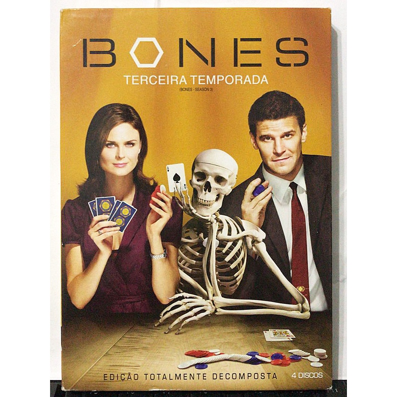 BOX DVD Bones - A Terceira Temporada Completa em Quatro Discos ...