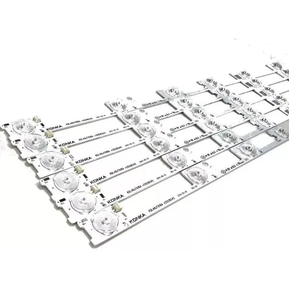 KIT C/ 6 Barras De Led DL4844 DL4845 48L2400 48L5400 PH48S61DG ALUMINIO COM DUPLA FACE
