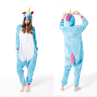 Mulheres Moda Anime Dos Desenhos Animados Pijamas Kigurumi Adulto Unicórnio Onesies Homens Sleepwear