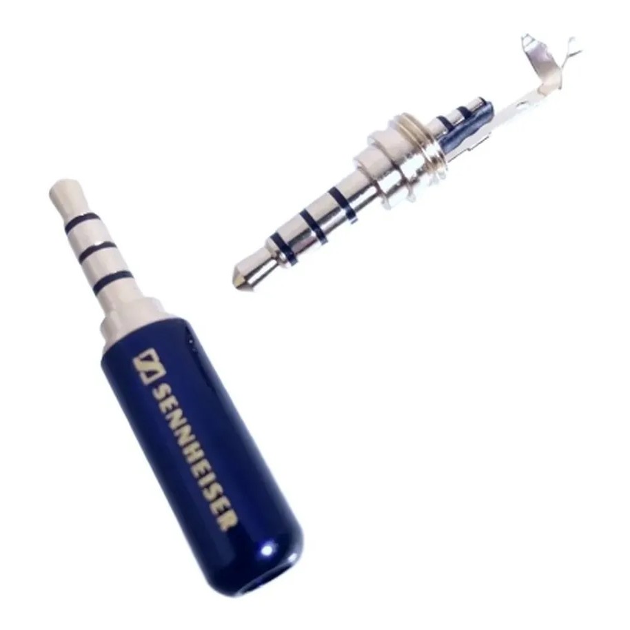 Plug P3 P2  4 Vias 4 polos - Audio Video Fone Microfone - dourado 1ª linha
