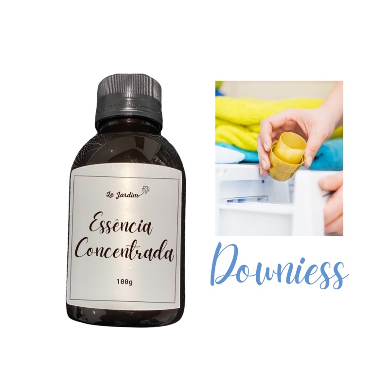 Essência concentrada downies blue hidrossolúvel para amaciante em Oferta na Shopee