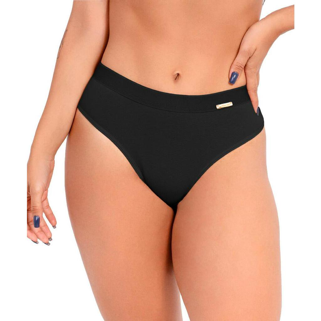 Calcinha Cotton Confort Algodão Tanga Básica Feminina Conforto Calcinha IMI Lingerie Ivy em Oferta na Shopee
