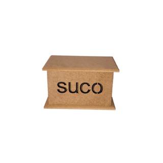 Caixa Porta Suco Em Mdf Tampa Com Dobradiça Ps636 em Oferta na Shopee