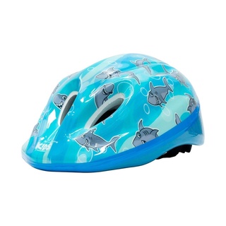Capacete Ciclismo Infantil Absolute Shake Tubarão - Azul