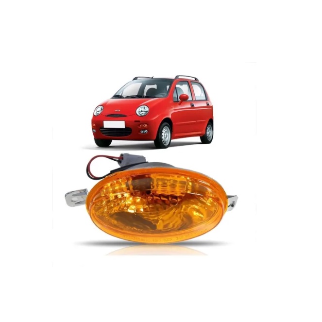 Pisca Seta Parachoque Chery Qq 2011 A 2016 Ambar em Oferta na Shopee