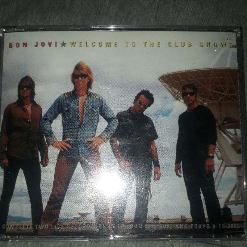 Bon Jovi - CDr Triplo "Welcome to the Club Show" SOUNDBOARD