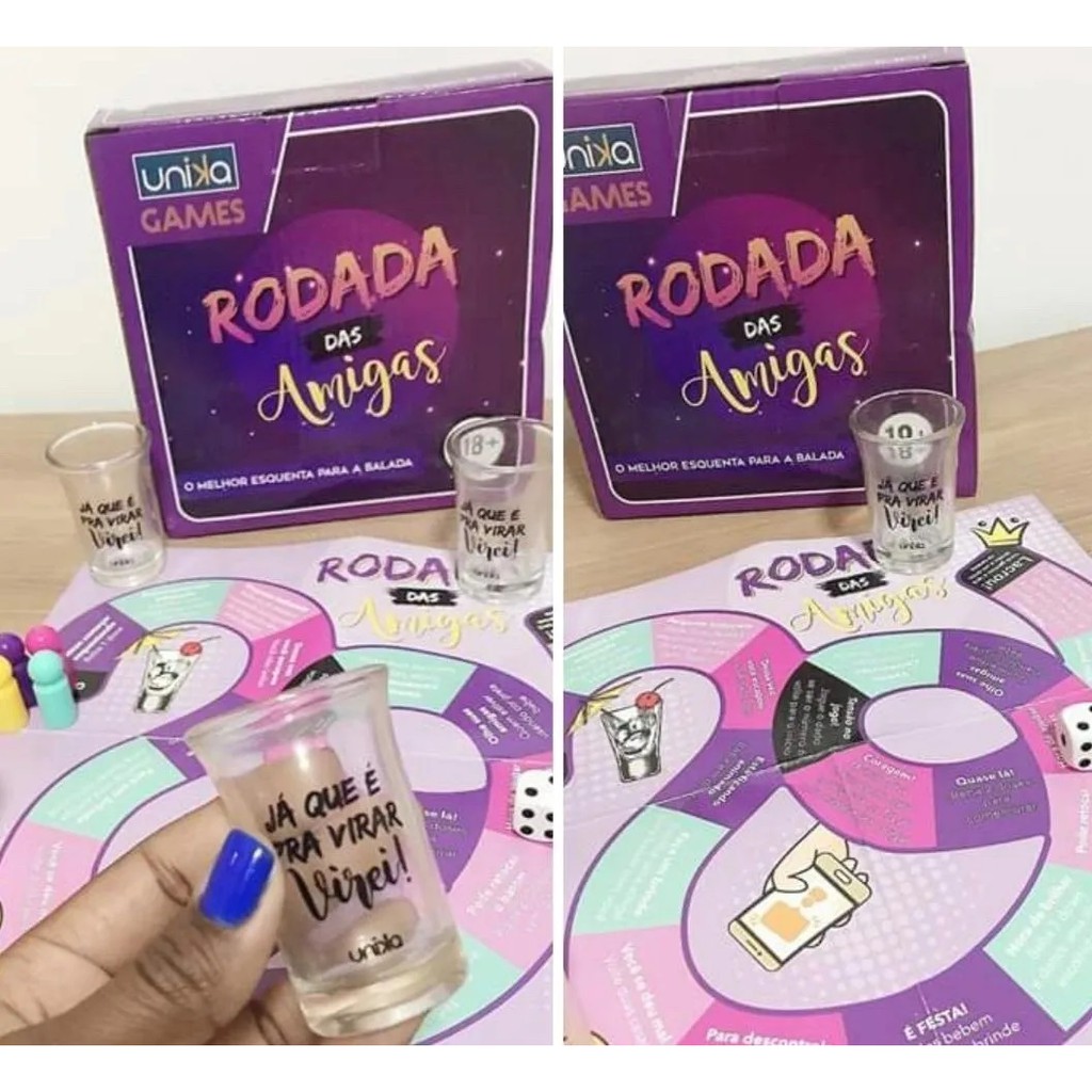 Jogo Rodada Das Amigas Para Adulto Maiores De 18 Bebidas | Shopee Brasil