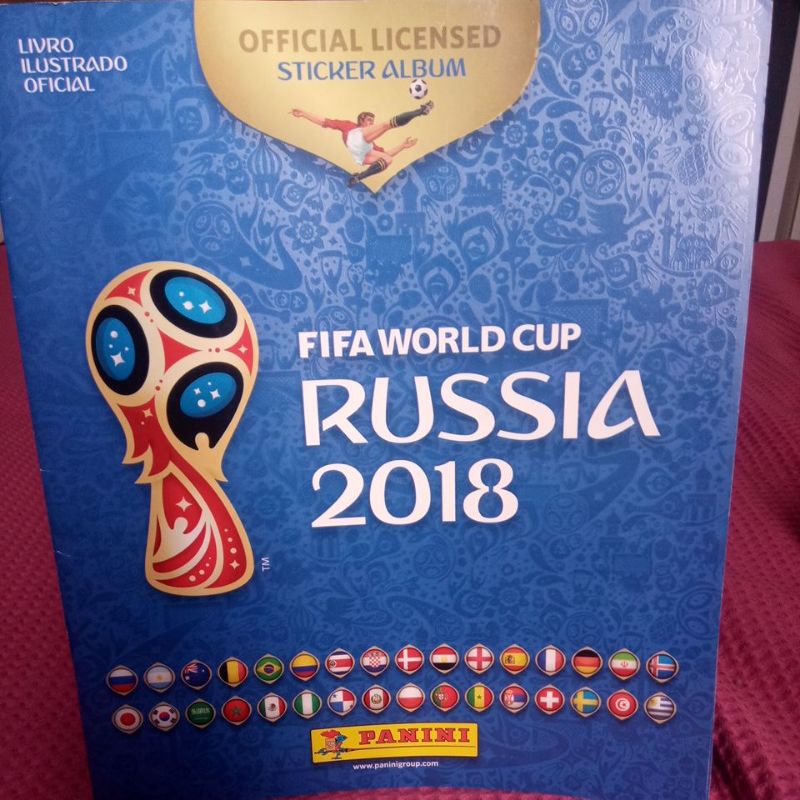 Álbum Copa do mundo 2018 Russia | Shopee Brasil