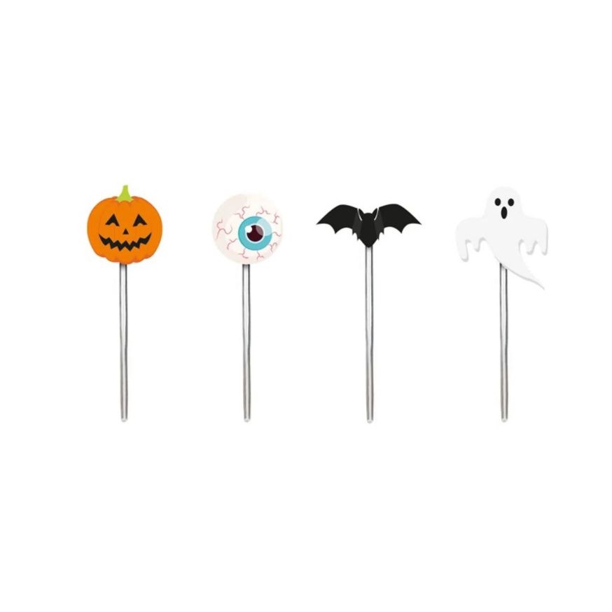 Pick Decorativo Halloween- Doces ou Travessuras-12 uni Rizzo - Home & Living