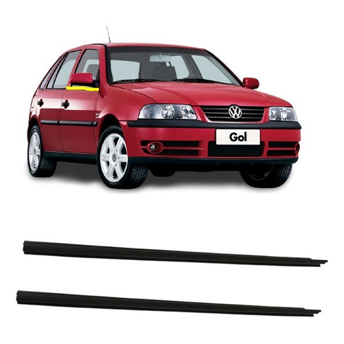 Jogo Pestana Interna Vidro Dianteira Gol Parati G2 G3 G4 em Oferta na Shopee