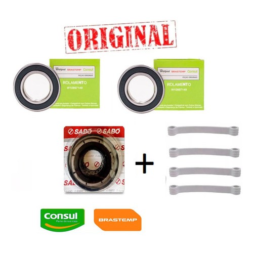 Rolamento E Retentor Maquina Lavar Brastemp Consul Original