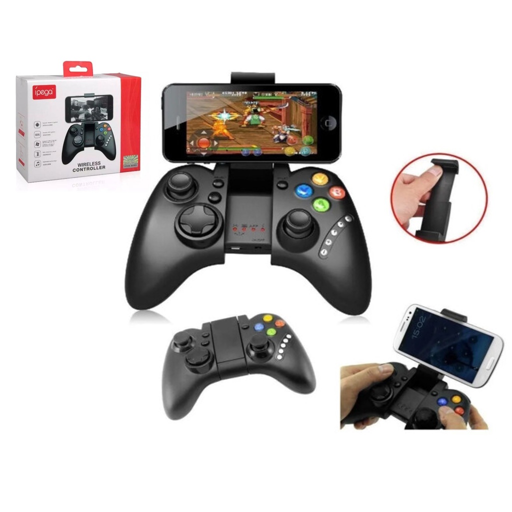 Controle Joystick Bluetooth Ipega 9021 Celular Games Android