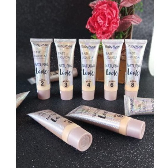 BASE LIQUIDA NATURAL LOOK RUBYROSE