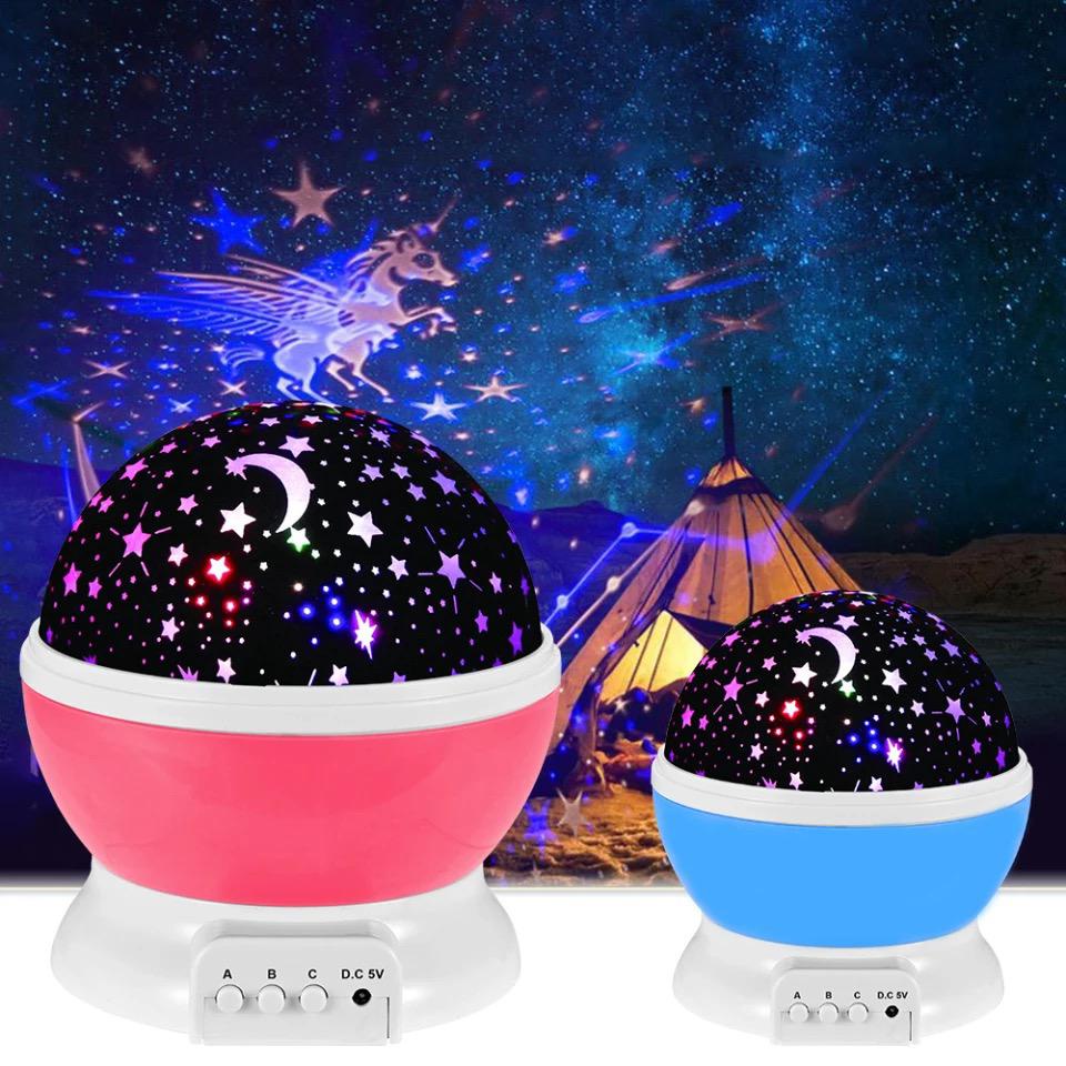 Luminaria Abajur Rotativa Projetor Globo Estrela Criança Festa em Oferta na Shopee