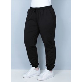 calça moletom feminina casual plus size flanelada skinny maxx modas