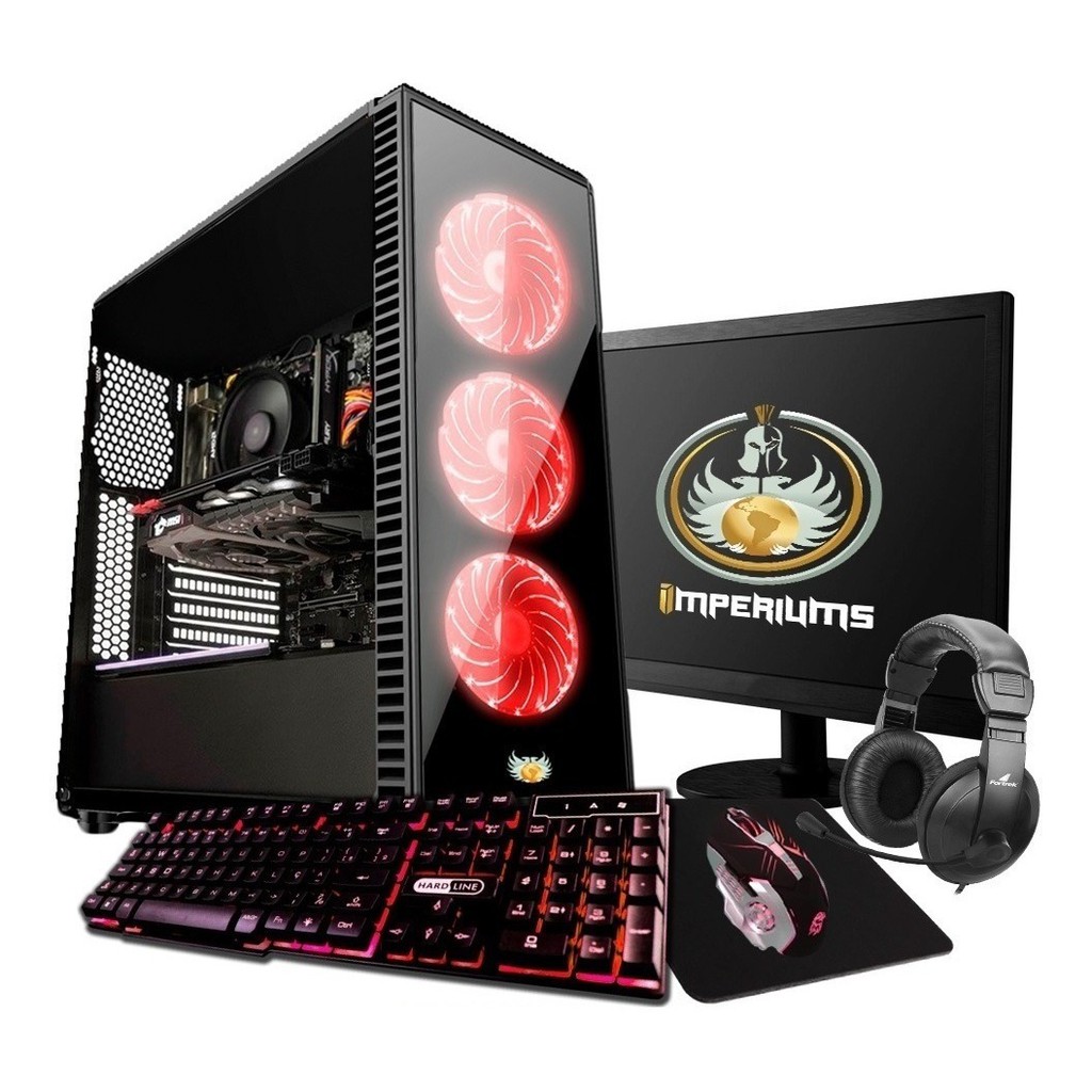 Pc Completo Gamer Amd A4 6300 4.0 + Kit Gamer Frete Gratis!