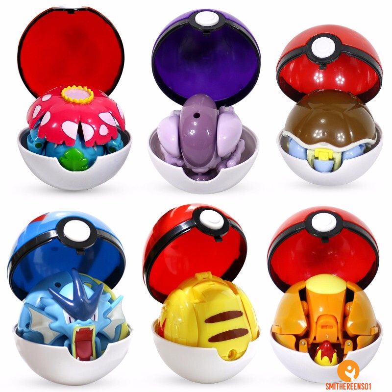 1 Pç Brinquedos Pokemon Pokeball Pop-Up Elf Pokébola De Brinquedo ...