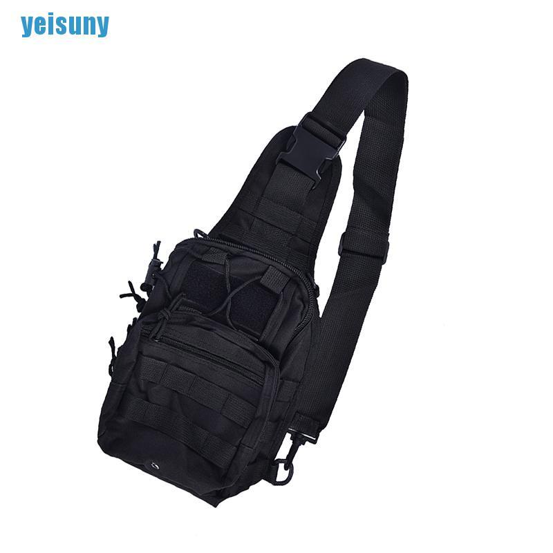 Men Molle Backpack Tactical Sling Chest Bag Assault Pack Messenger Shoulder Bag 