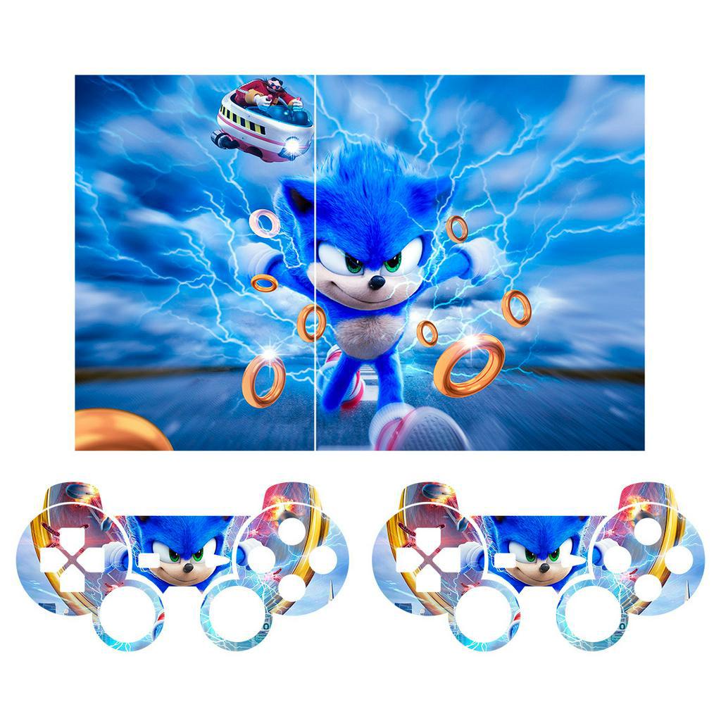 Skin adesiva para Playstation / PS2 Slim - Sonic 2