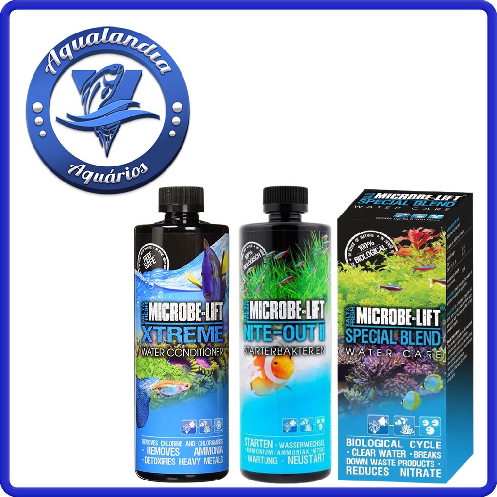 Microbe Lift Combo Special Blend Nite Out Ii Xtreme 473ml Para Aquario