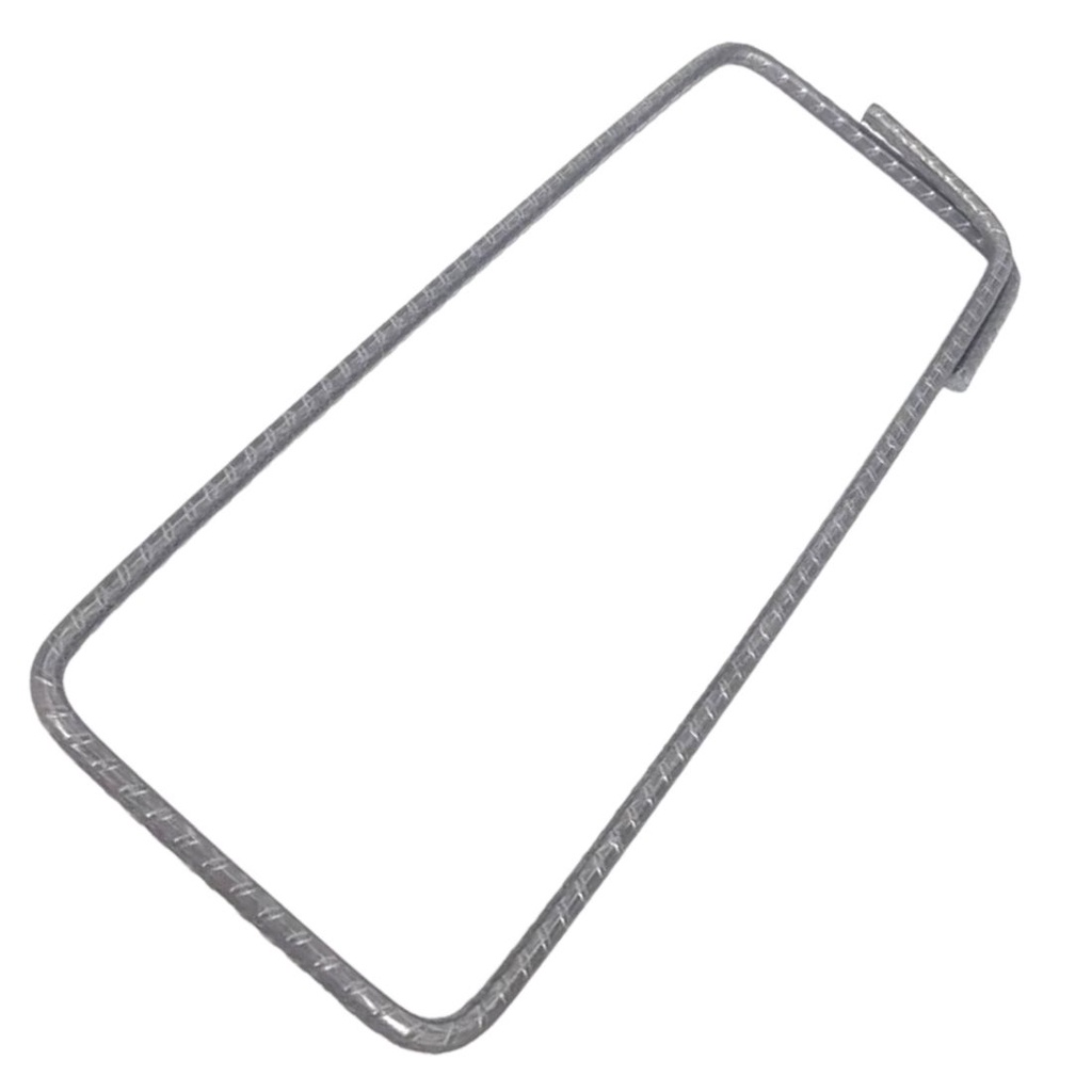 Estribo 4.2mm 7x25 Construção Civil Obra, 20 Peças Aço CA60