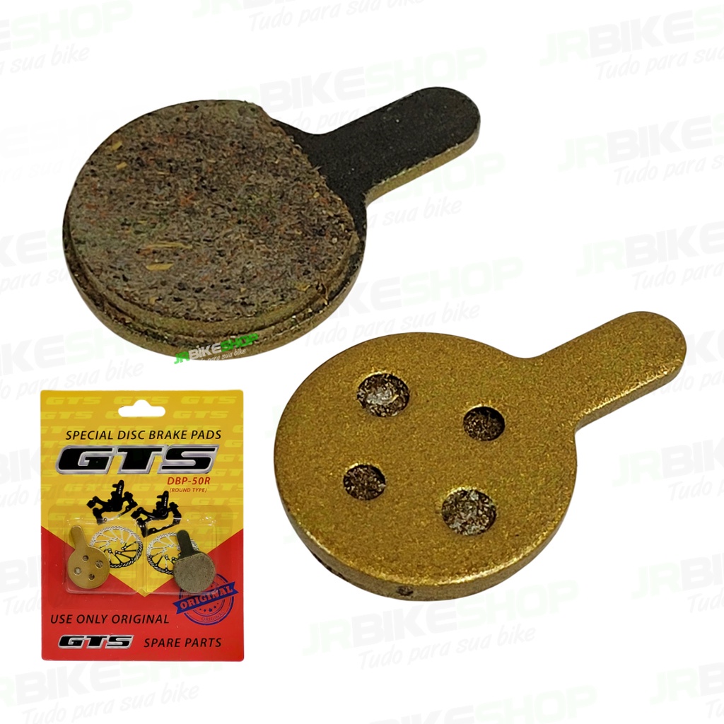 Par De Pastilha Gts Redonda Freio A Disco Bike DBP 50R Promoção
