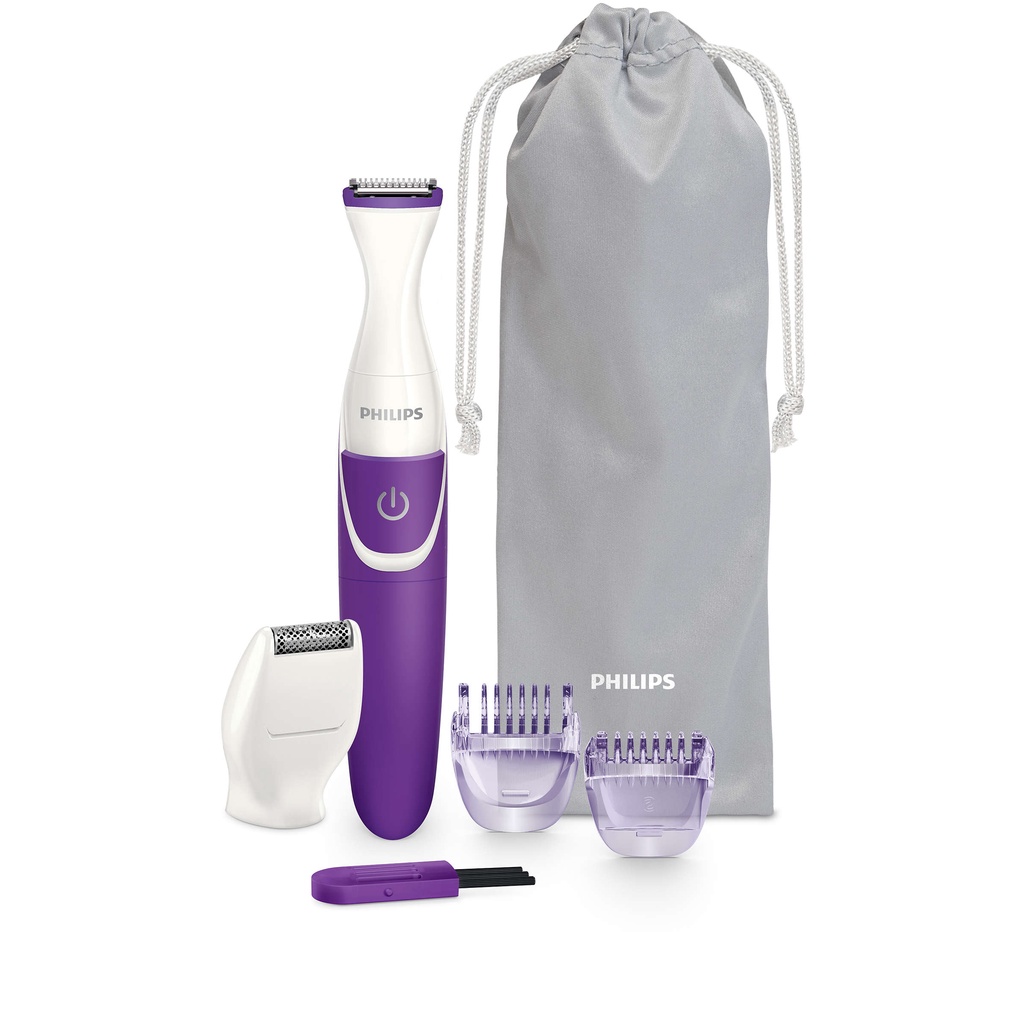 Aparador Pelos do Corpo Feminino Philips Original Bikini Genie Portátil - Bivolt - indicado para região íntima