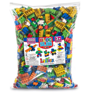 Blocos de Montar 1000 Peças Brinquedo Didatico Infantil