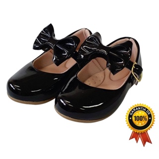 Sapatilha Infantil De Menina Milu Fashion Preta Com Laço 16 ao 34 em Oferta na Shopee