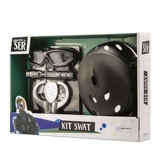 Brincando de Ser Multikids Kit Swat Com Acessórios - BR966