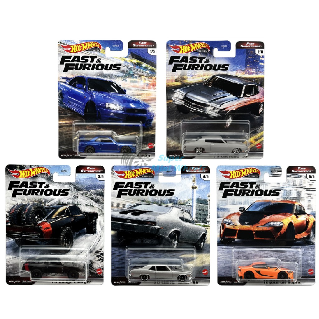 Hot Wheels Velozes E Furiosos Set 5 Fast Superstars 2021 Shopee Brasil 3441