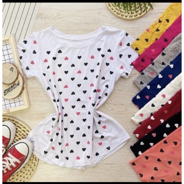 blusa T-shirt Viscolycra estampas moda Verão em Oferta na Shopee