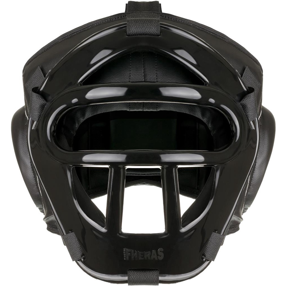 Protetor De Cabeca Fechado Com Grade Removivel Capacete Muay Thai Boxe Karate Profissional