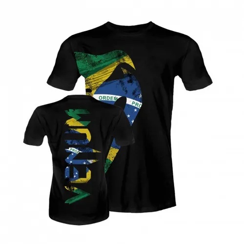 Camiseta Venom Bandeira Do Brasil Estampada Camisa Dry Fit