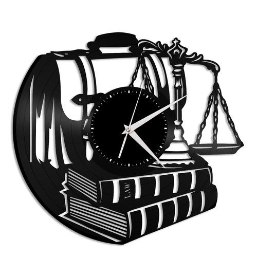 Direito Advocacia Advogado - Relógio Disco De Vinil Decoração