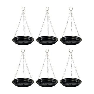 6 Kit Suporte de Vaso Suspenso De Parede Super Resistente - Corrente e Prato - Nutriplan - Promoção!