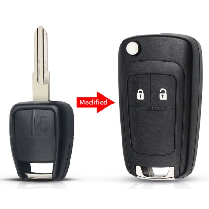 Chave Canivete Gm Astra, Agile, Corsa, Montana, Prisma, Zafira Adaptação 2 Botões em Oferta na Shopee