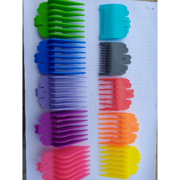 kit 10 pentes disfarce maquininha cabelo profissional