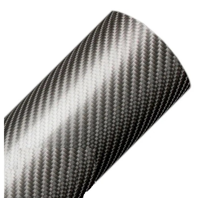 Adesivo Fibra Carbono 2 cores Tuning 4d Vinil De Envelopamento 50cm X 150cm Carro moto celular