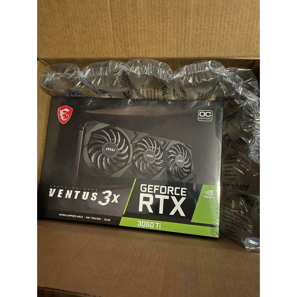 Novo MSI GeForce RTX 3060 Ti Ventus 3X OC 8GB GDDR6 - Escorrega o Preço