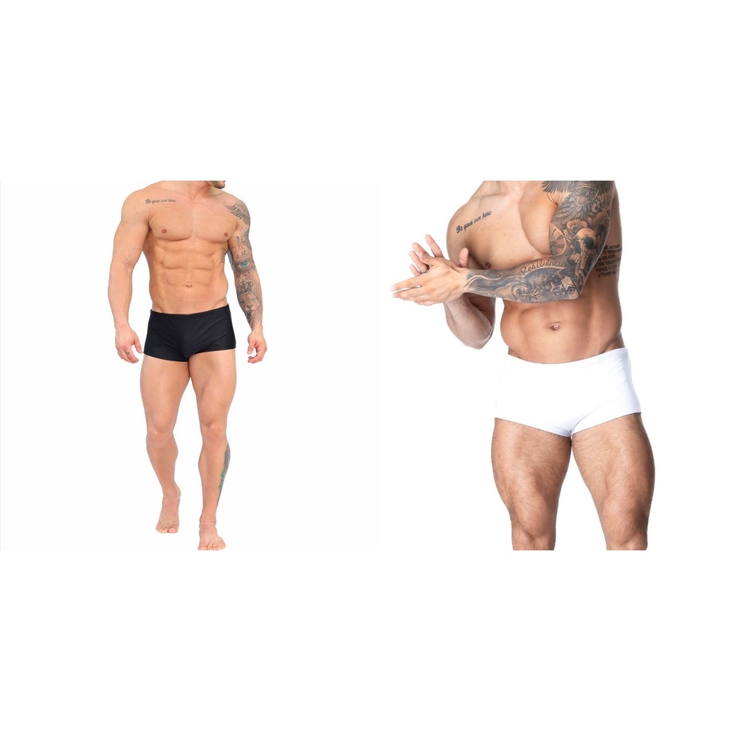 Kit Com 2 Sungas Preta/ Cinza Moda Praia Masculina Lisa  Adulto Lançamento Verão em Oferta na Shopee