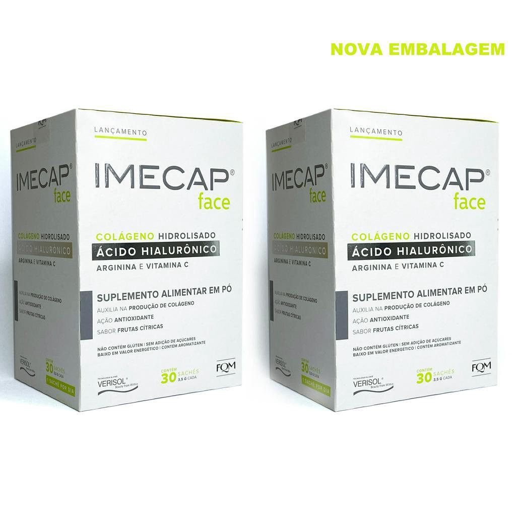 Colágeno Verisol Imecap Com Ácido Hialurônico Kit Com 2 Und