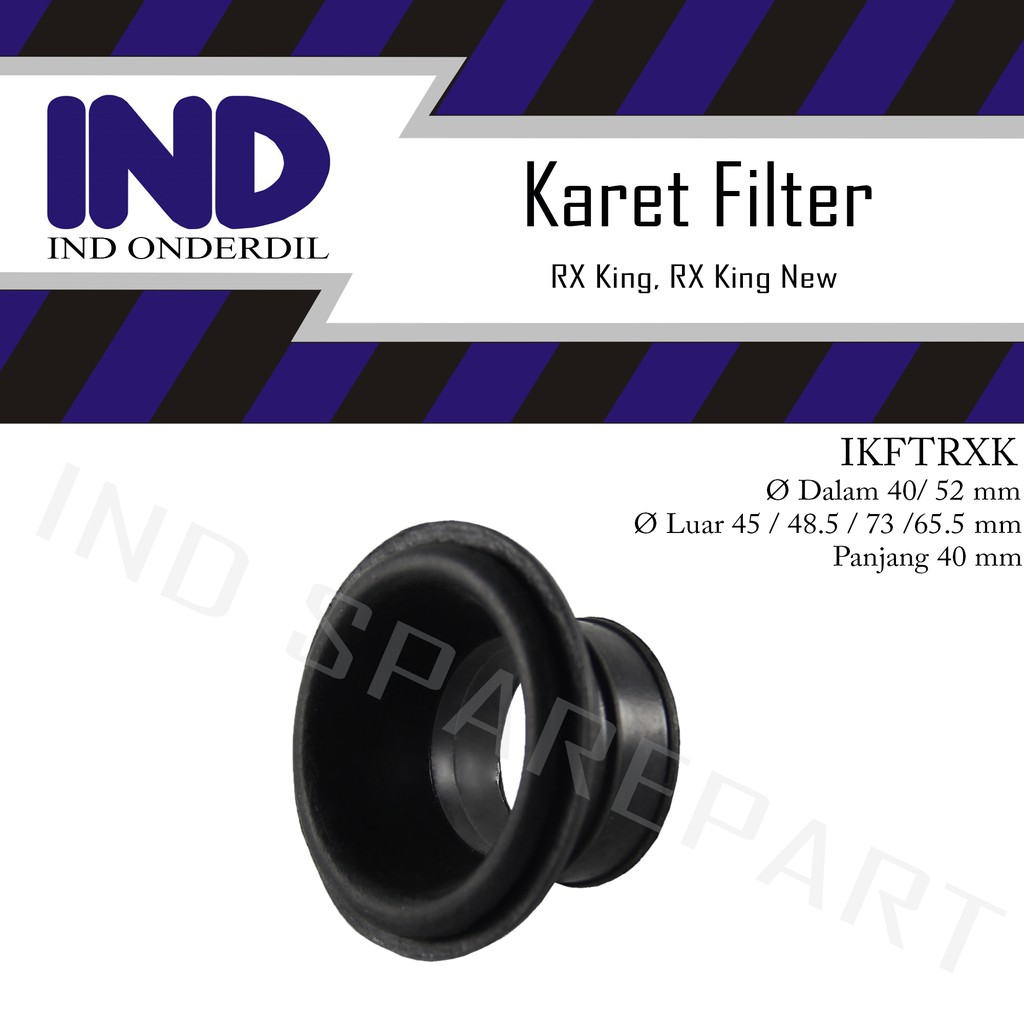 Carburador De Filtro De Ar De Junta De Borracha-RX King Old -/RXKing Novo