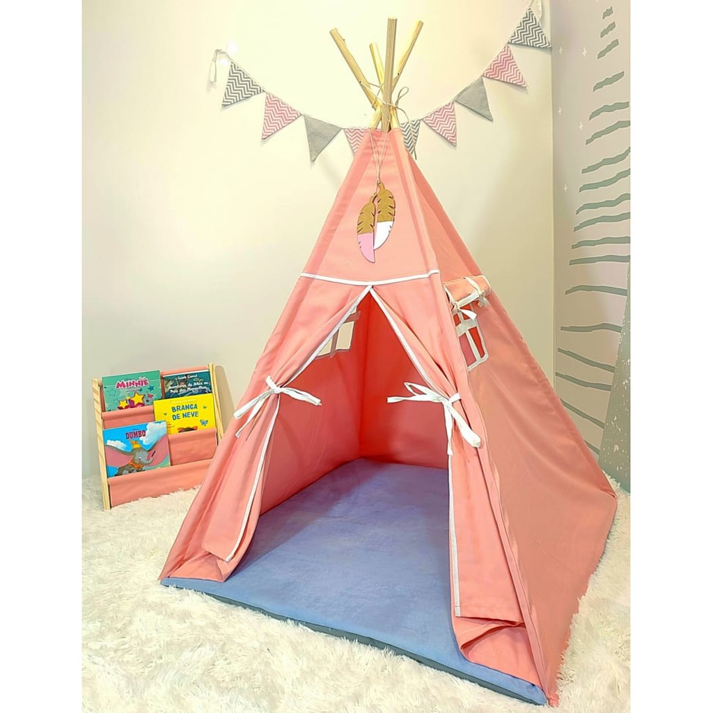 Cabana Infantil Barraca Tenda Com Colchonete de Menina