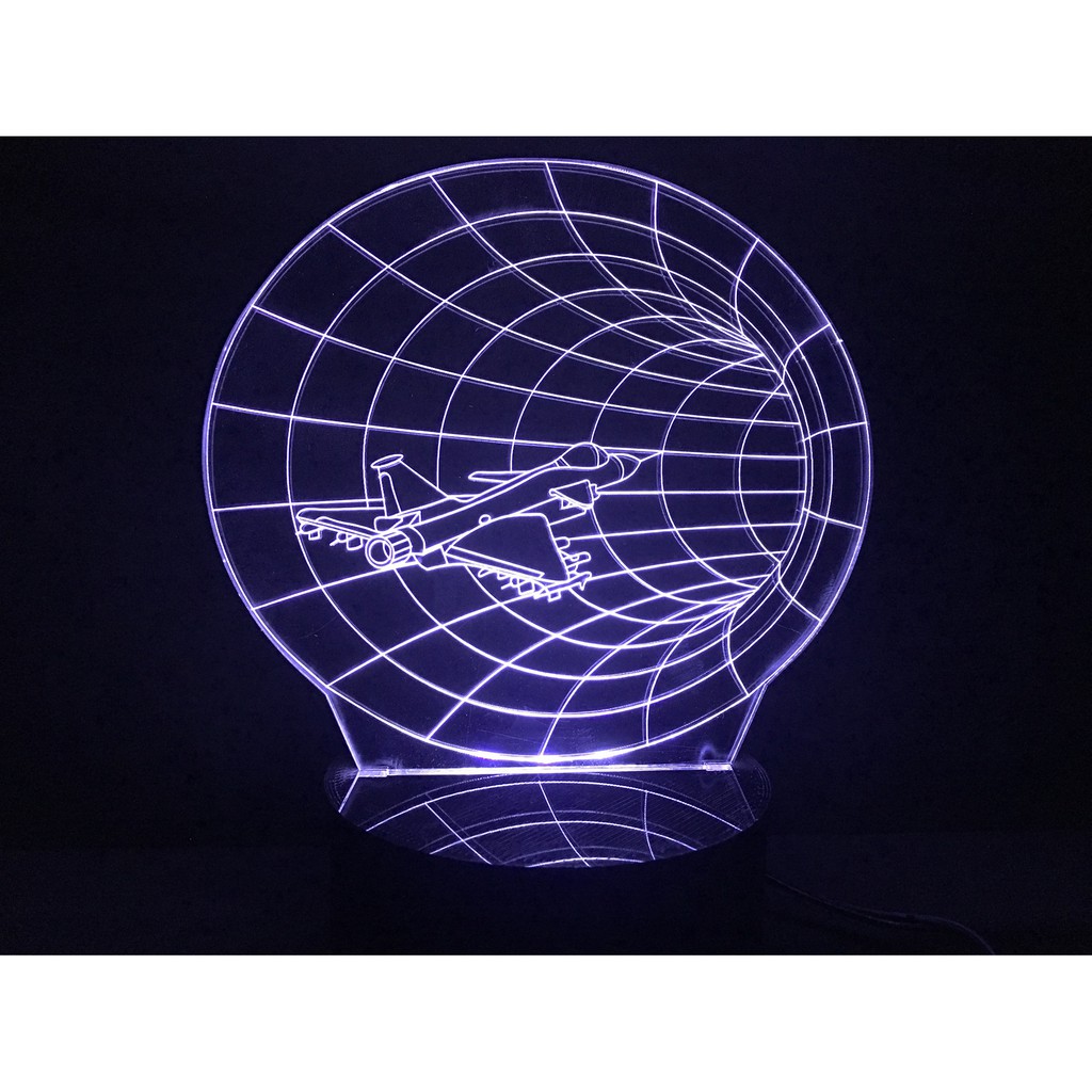 Luminária Abajur led decorativo Avião Caça portal