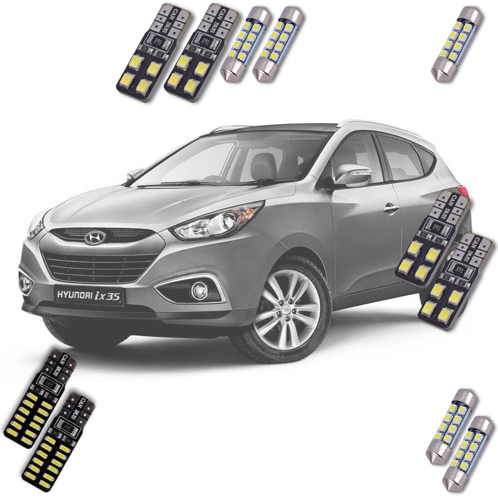 Iluminação Automotiva em Led Hyundai IX35 2011 a 2016