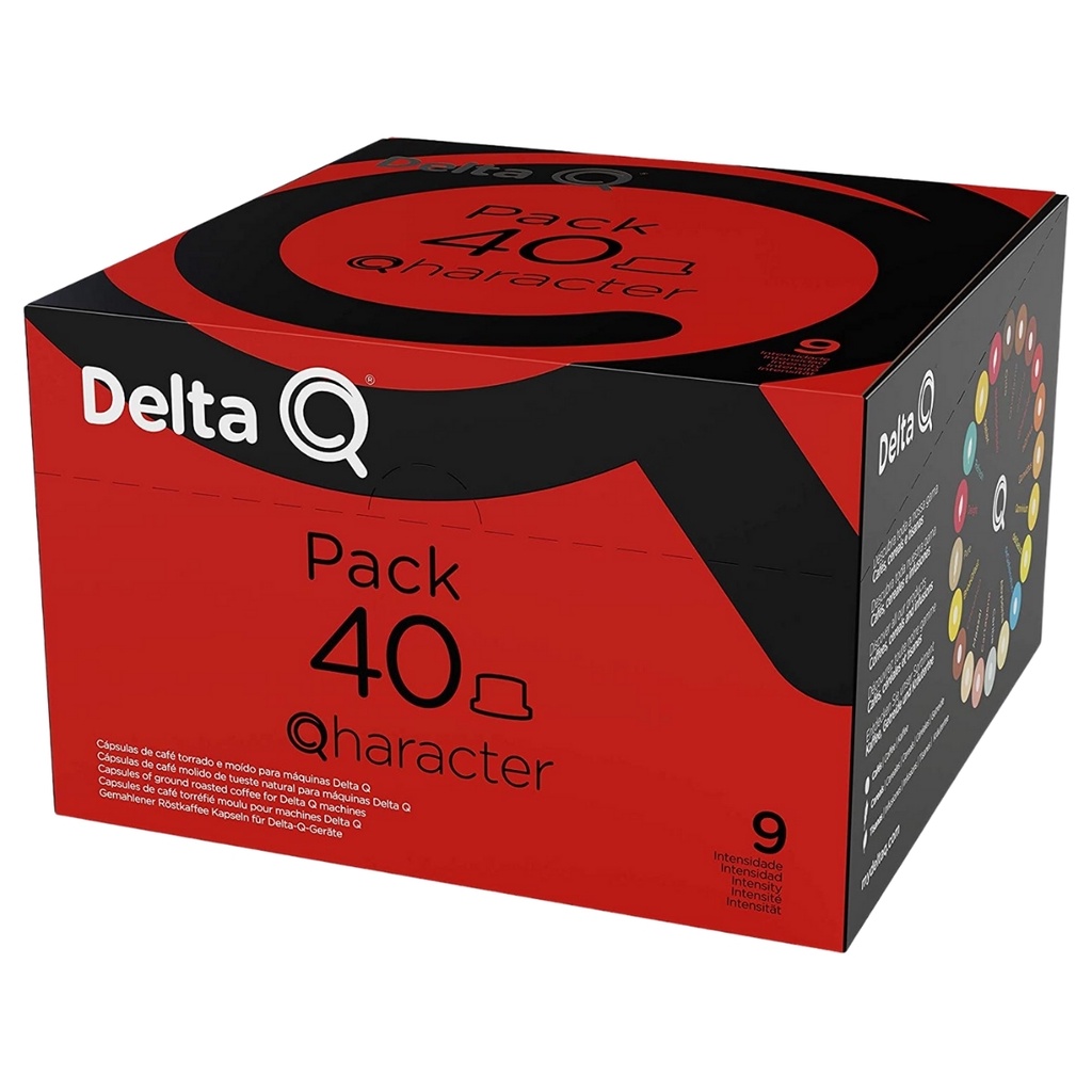 40 Capsulas Delta Q, Pack Economico, Qharacter, Int 9 em Oferta na Shopee