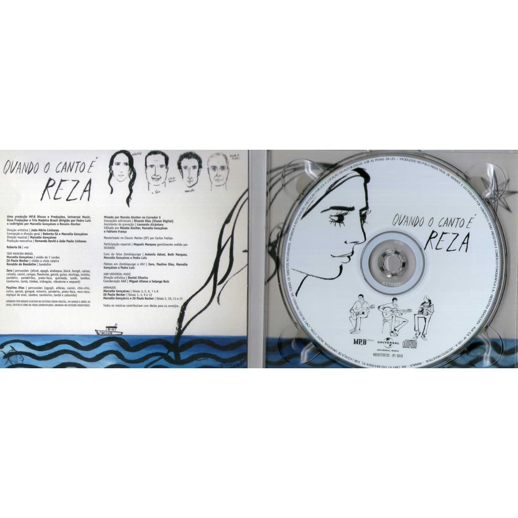 Roberta Sá & Trio Madeira - quando o canto é reza ( CD ) | Shopee