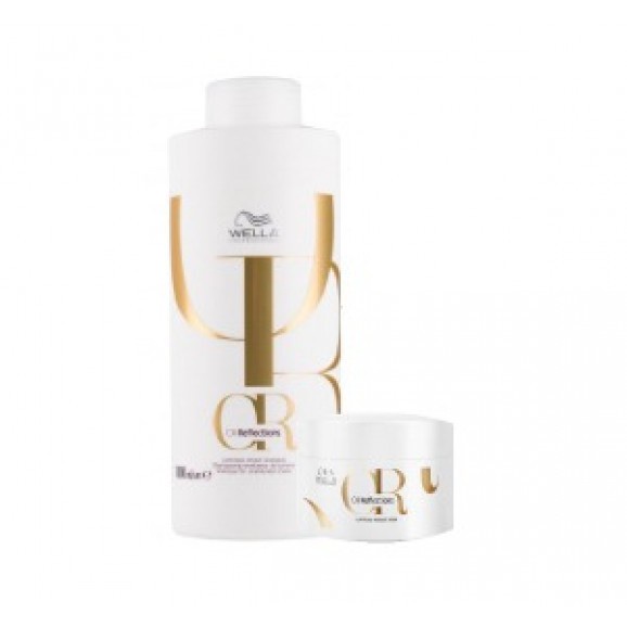 KIT WELLA PROFESSIONALS OIL REFLECTIONS LUMINOUS - SHAMPOO 1L + MÁSCARA 150ML